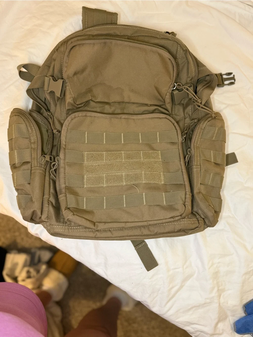 Tactical MOLLE Backpack in Coyote/Tan